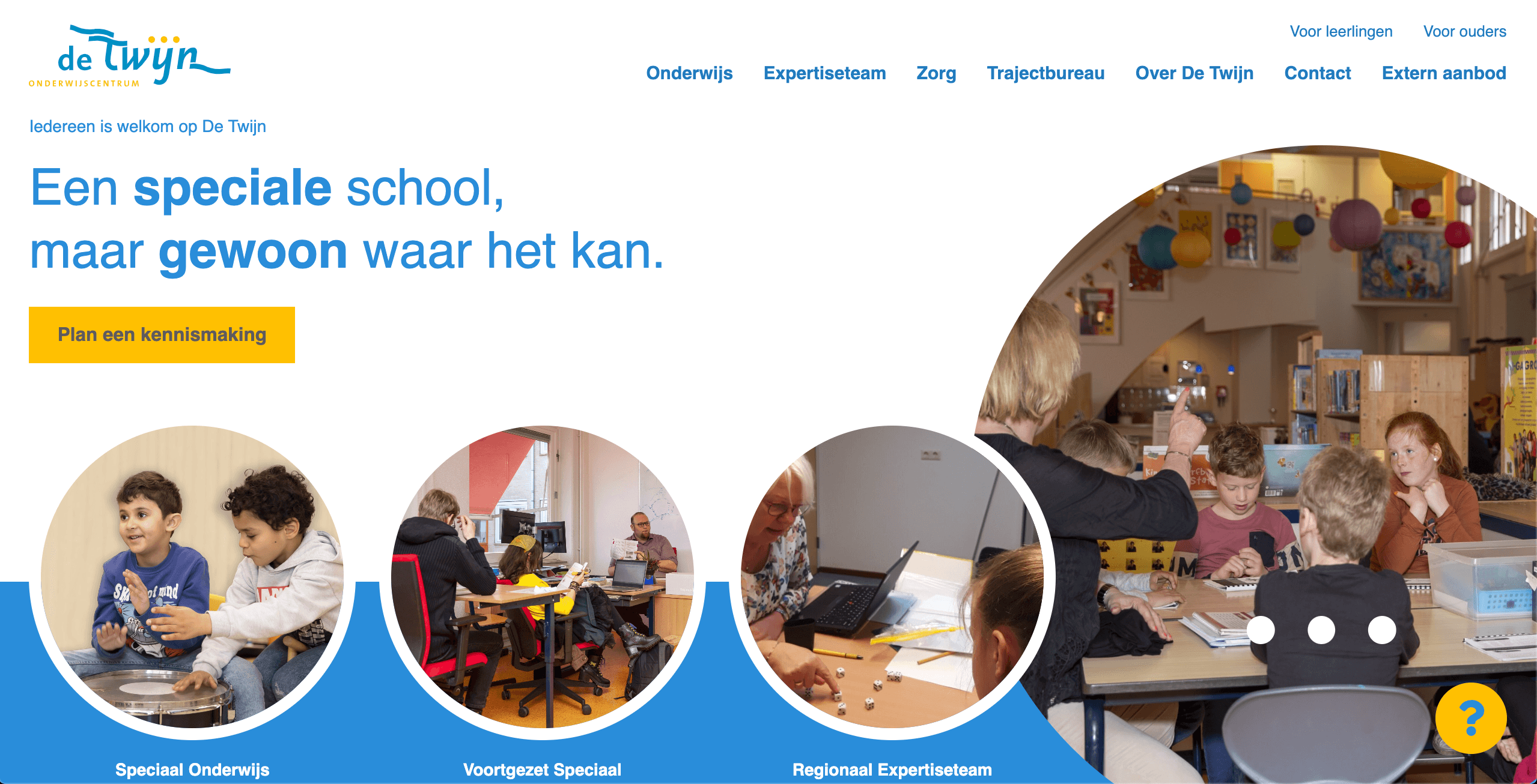 De Twijn homepage website
