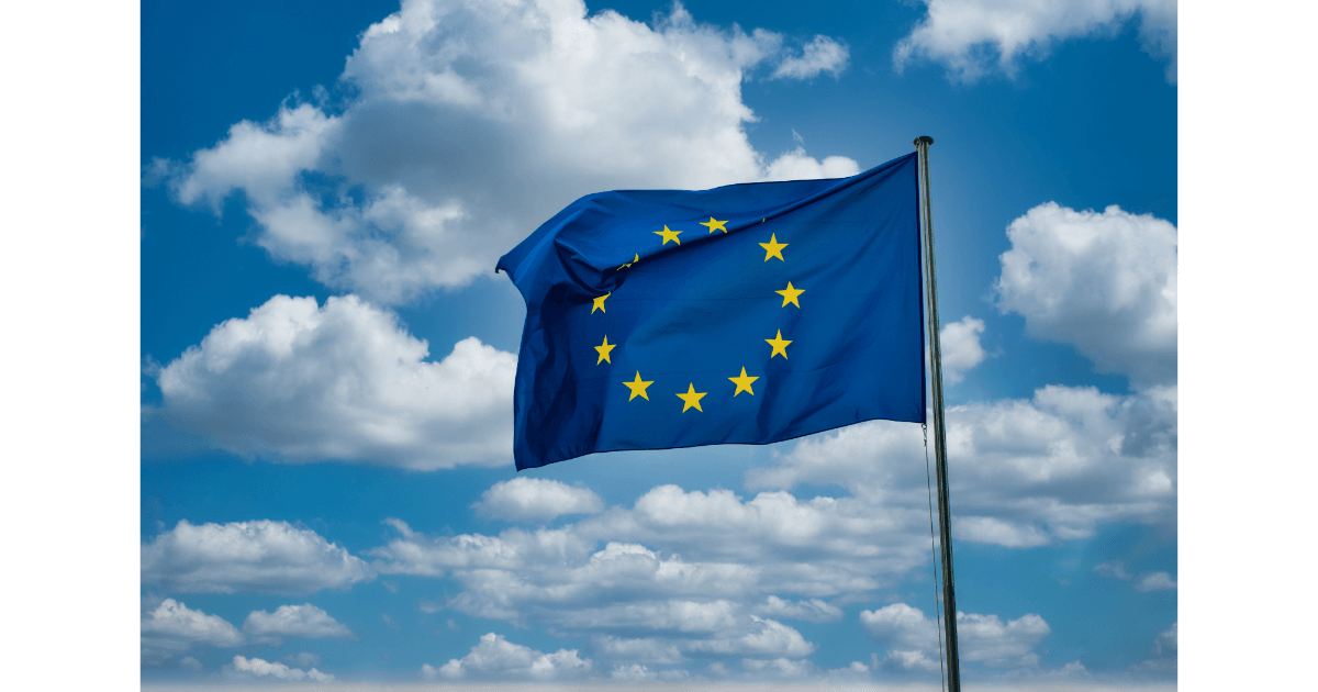European flag.