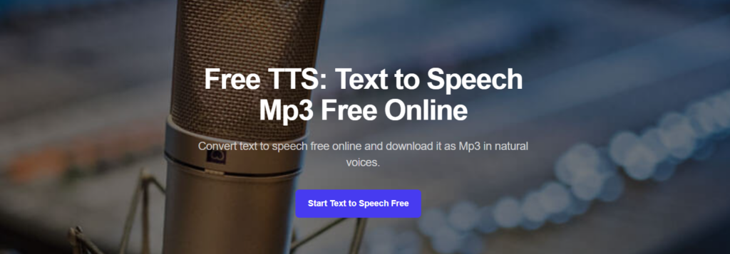 Free TTS - best text to speech online tool