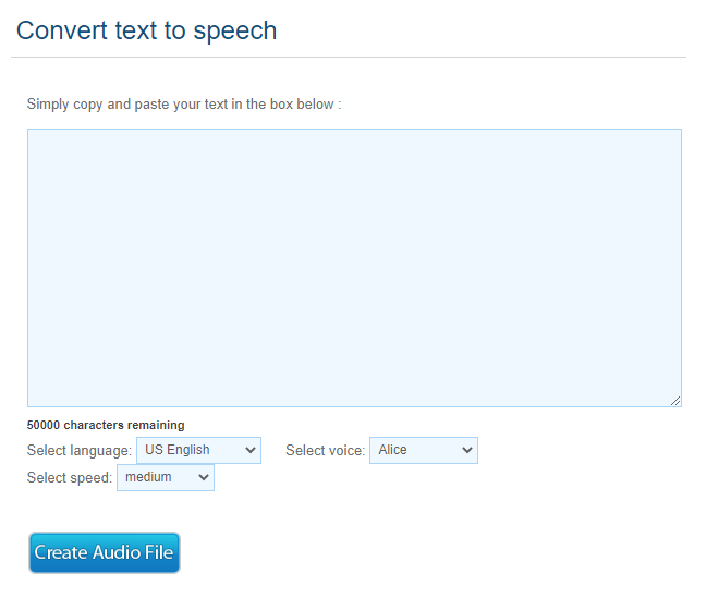FromTextToSpeech.com - best text to speech online tool