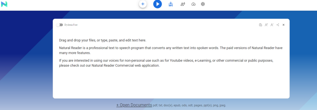 NaturalReader - best text to speech online tool