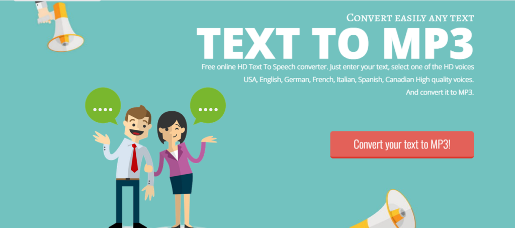 Text To MP3 - best text to speech online tool