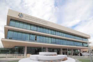 Image of the Queen Rania Teacher Academy building.