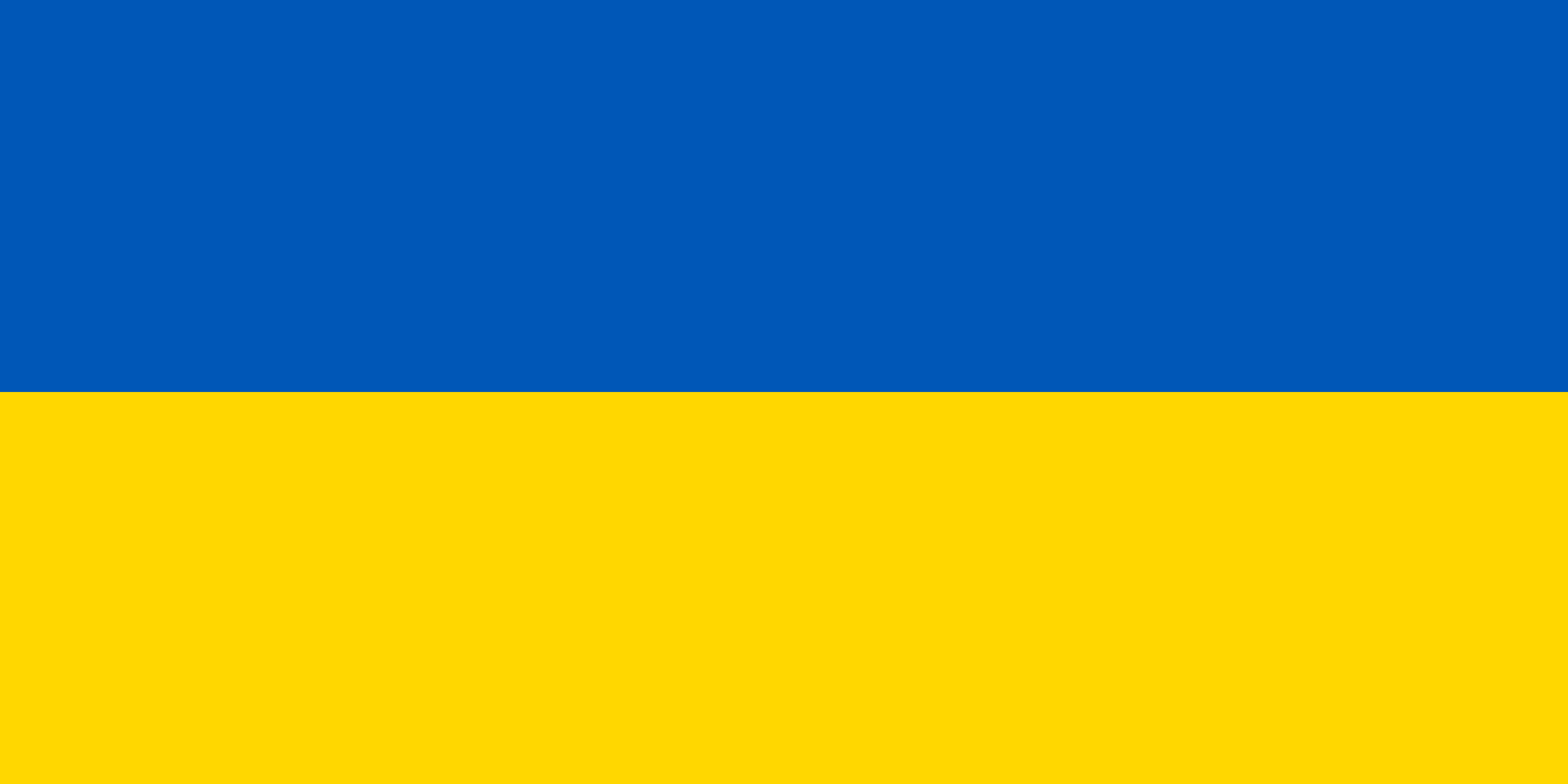 L'immagine raffigura il blu e il giallo della bandiera ucraina