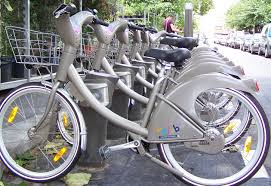 Photo of Paris's shared bike system Velib